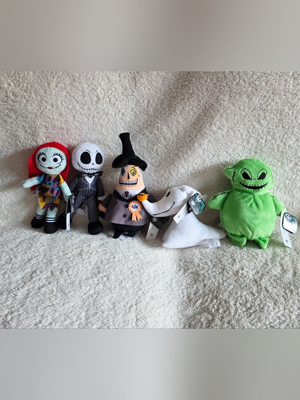 Nightmare Before Christmas whole set Plush Toys Sally Jack Zero Oogie Boog Mayor